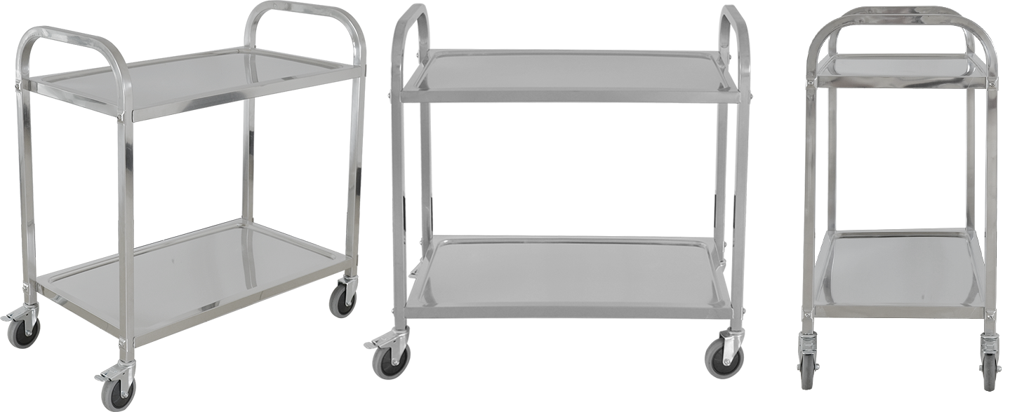 Astar Столовая тележка из нержавеющей стали (квадратная труба) AX1006