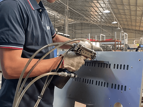 Система автоподачи пара для конвекционной печи с таймером