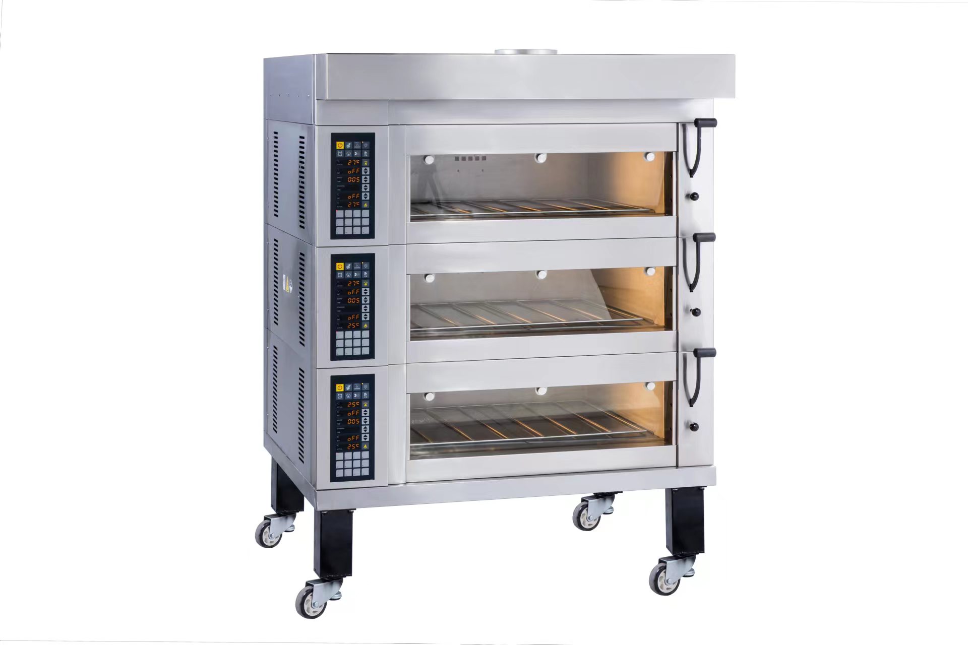 3 палубная печь