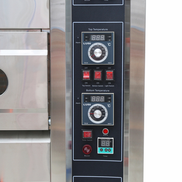 Газ 2 палубы 4 подноса пекарня пекарня